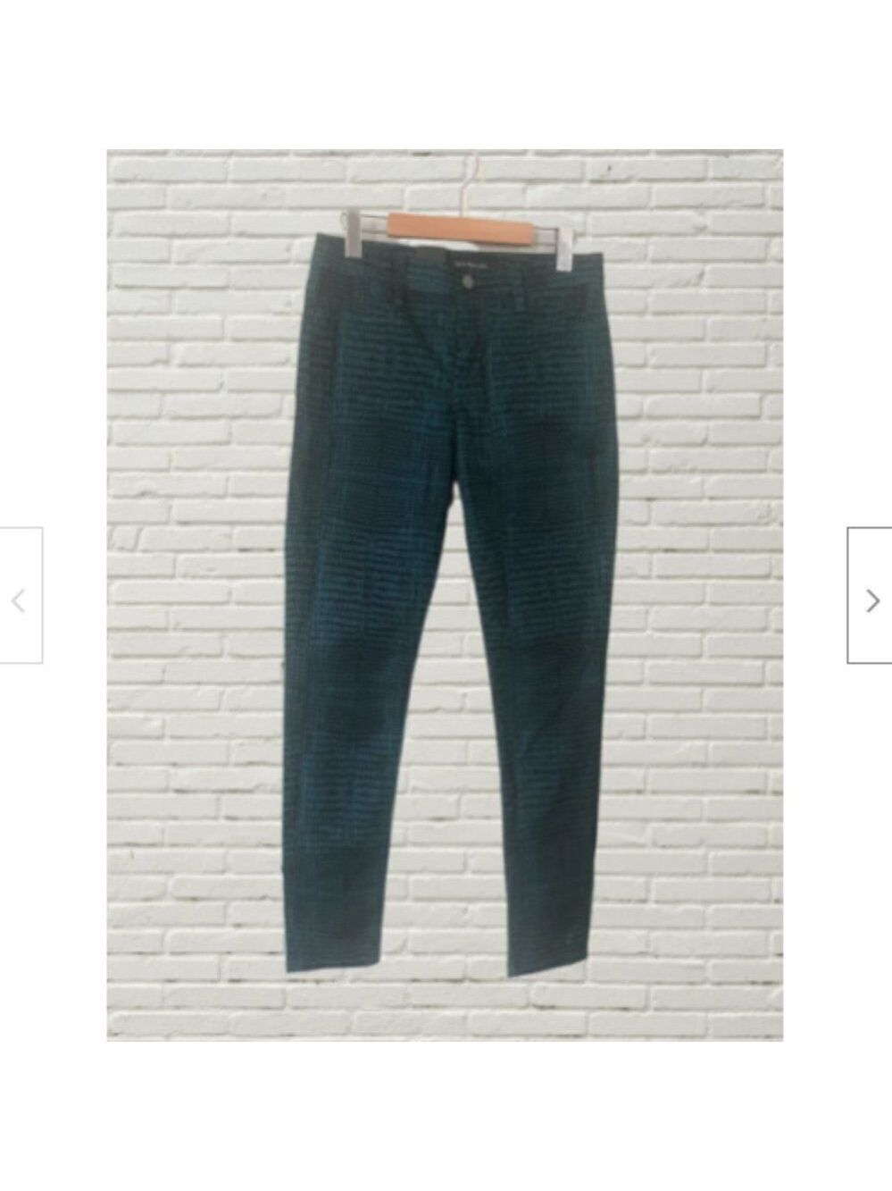 Calvin Klein Jeans Green and Black Print Pants